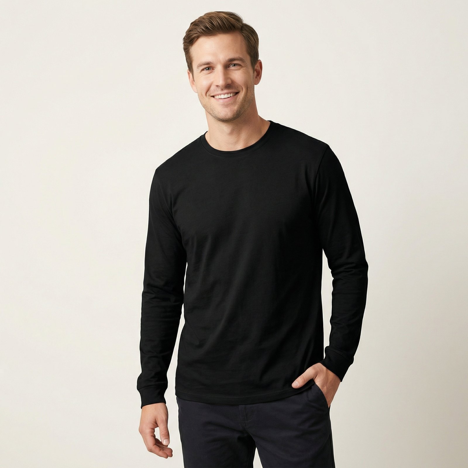 Cotton full sleeve T-shirt CIES 170GSM