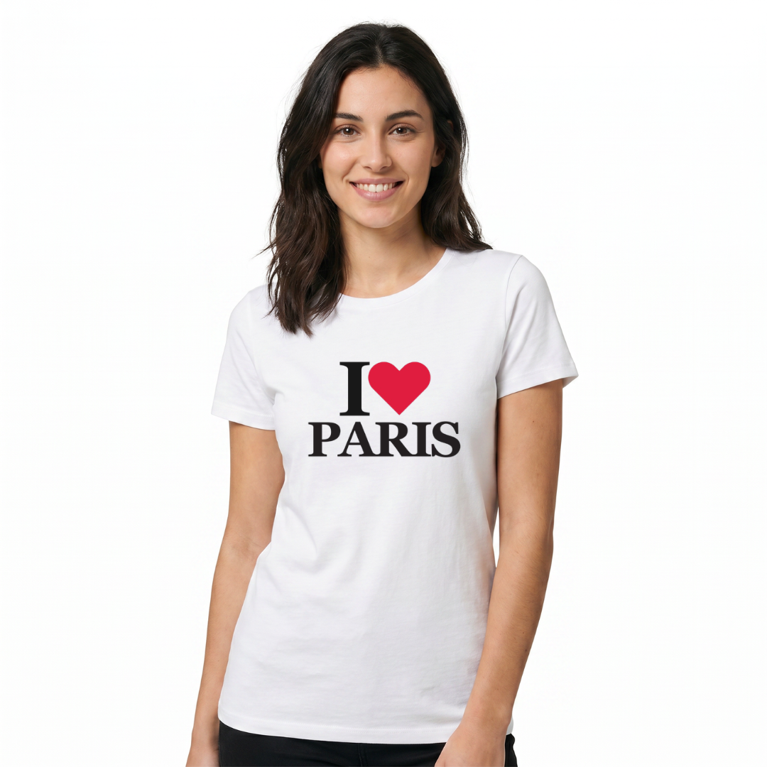 I love Paris souvenir gift shop t-shirt